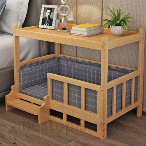 Nightstand with Built-in Pet Bed