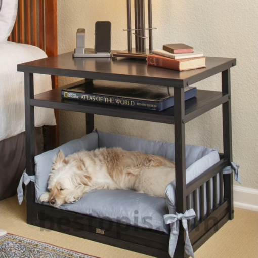 Pet Bed Under Desk