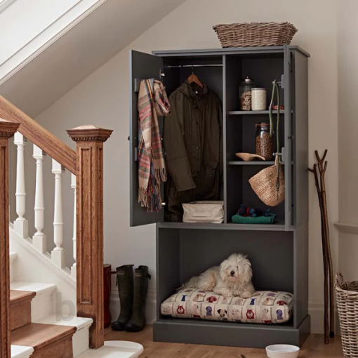 Wardrobe with Built-in Pet Bed