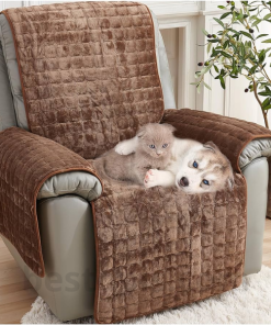 Armchair with Pet Resting Area on the Armrest