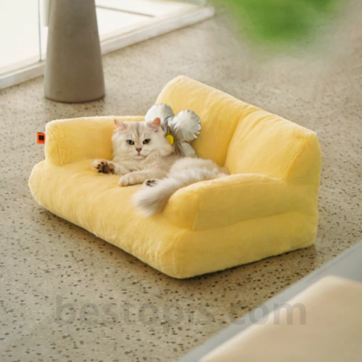 Outdoor Bench with Built-in Pet Bed