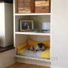 Bookshelf with Pet Bed