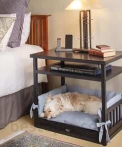 Nightstand with Built-in Pet Bed